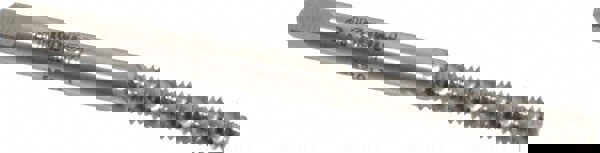 #6-32 UNC, 3 Flute, Bottoming Chamfer, Bright Finish, High Speed Steel Spiral Flute STI Tap